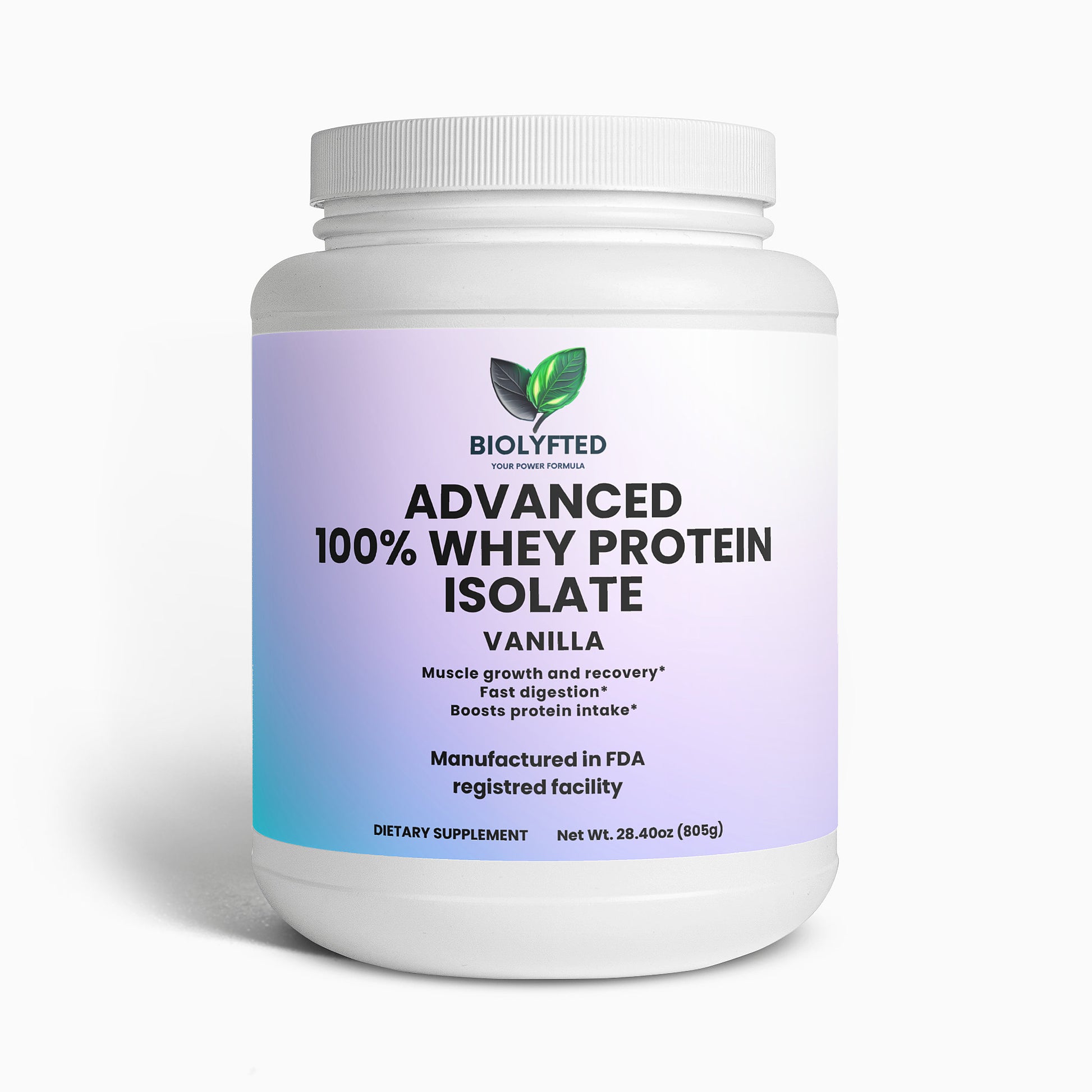 Whey Protein Aislado 100 % Avanzado (vainilla)