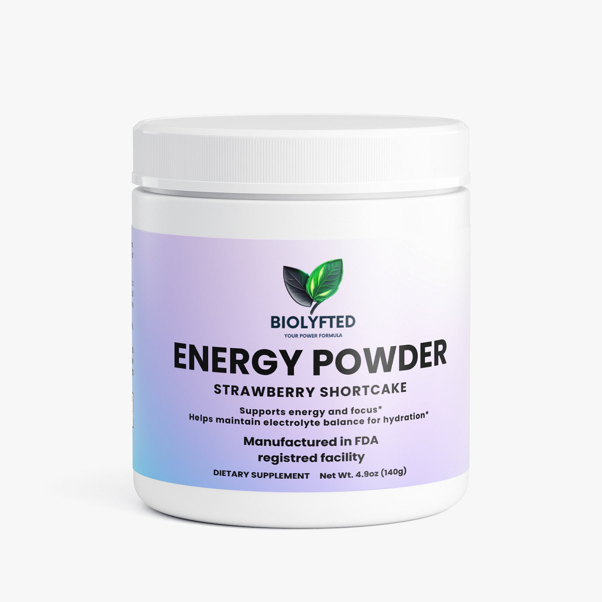 Energy Powder (Tarta de fresa)