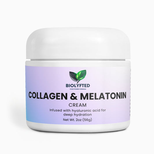 Crema de colágeno y melatonina