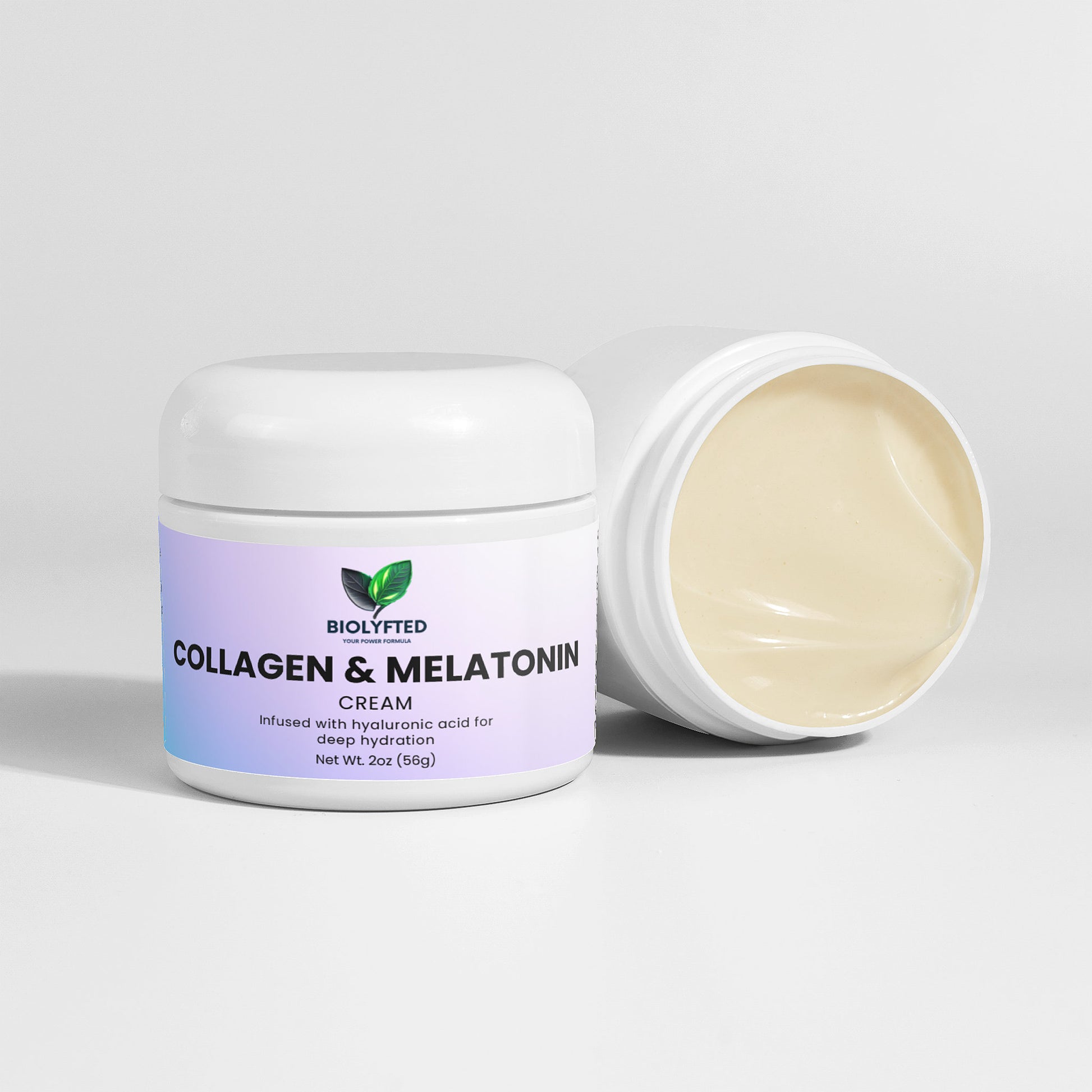 Crema de colágeno y melatonina